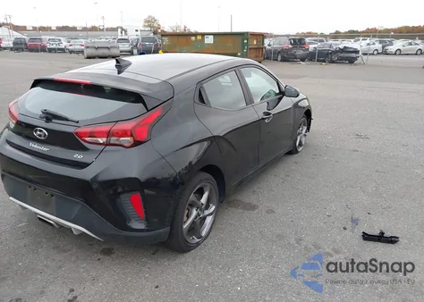 2019 Hyundai Veloster 2.0 из США, поврежденный, VIN KMHTG6AF4KU005160